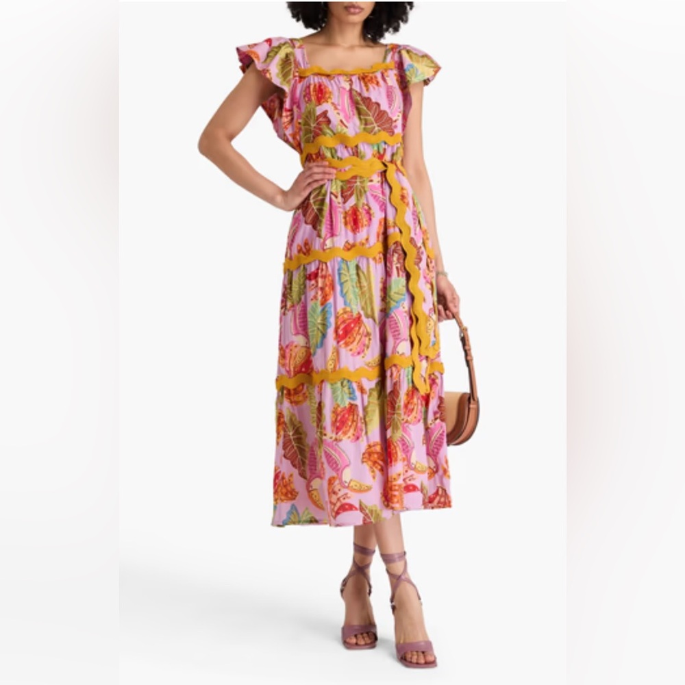 Floral Pink Maxi Dress